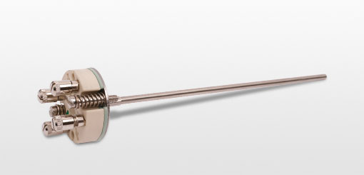 Mineral insulated thermocouple measuring inserts