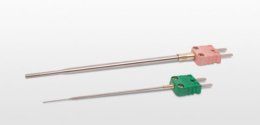 Tapered mineral insulated thermocouples