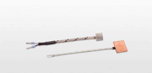 Thermocouples made of thermocouple cable with contact plate