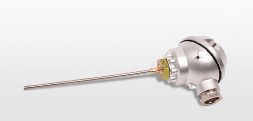 Mineral insulated resistance thermometers with connection head