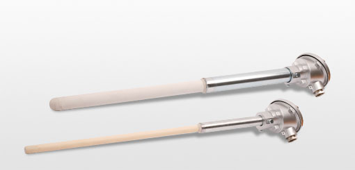 Thermocouples with ceramic protective tube