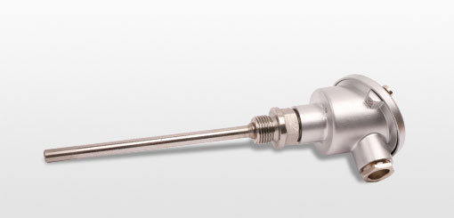 Resistance thermometers with rigid protective tube